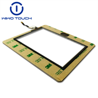 Module LCD tactile capacitif personnalisé étanche de 3,5 pouces avec des performances de fiabilité élevées pour les appareils marins