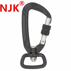 C601S1H3 venta al por mayor bajo <span class=keywords><strong>precio</strong></span> llavero resistente mosquetón giratorio gancho Clip hebilla aluminio 4KN correa <span class=keywords><strong>de</strong></span> perro mosquetón - Product Image 2