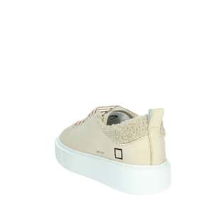 Donna Sneakers W391-SF-TN-BI Chaussures Chunky Beige Doublées de Fourrure Confortables à Porter - Product Image 2