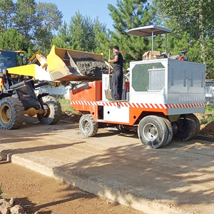 Machine à coulis de bordure sur roues YG20, pavoir de bordure transportable sur remorque pour la construction routière - Product Image 2