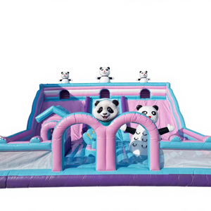 <span class=keywords><strong>Castillo</strong></span> <span class=keywords><strong>Inflable</strong></span> Personalizado con Diseño de Panda Gigante, <span class=keywords><strong>Castillo</strong></span> Hinchable de PVC de Alta Calidad, Medianos y Grandes Castillos Inflables - Product Image 1