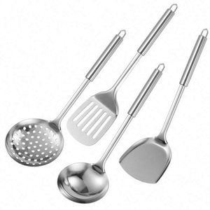 Juego de Utensilios de Cocina Sostenibles de Acero Inoxidable de 9 Piezas con Cuchara para Sopa, Cuchara Perforada para Pasta, Apto para Lavavajillas, Opción de Logotipo Personalizado - Product Image 1
