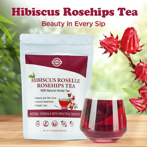 Nouveautés Chianherbs : Thé Hibiscus, Roselle et Cynorhodon pour une Peau Éclatante, un Teint Blanchissant et des Soins de Beauté et Minceur pour une Perte de Poids - Product Image 3