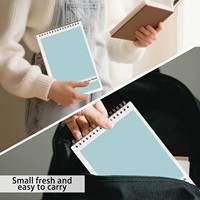 Cuadernos Personalizados con Impresión, 6x9 Pulgadas, 80 Hojas, Espiral Superior, para Escribir Notas para la Escuela, Universidad u Oficina