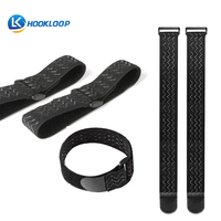 Sangle à boucle réglable de couleur personnalisée avec crochet et boucle Sangle élastique antidérapante avec crochet et boucle pour bande de yoga de voyage