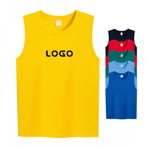 Débardeur de sport pour homme en polyester, sans manches, à design réfléchissant trois couleurs, haute élasticité, personnalisable, idéal pour la course estivale - Product Image 4