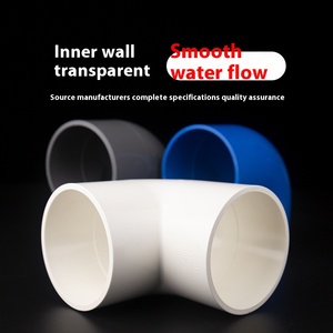 Bán buôn PVC 90 độ góc bên phải khuỷu tay doanh Dày Trắng xám xanh ống nhựa phụ kiện áp lực cao Đúc Hàn - Product Image 4