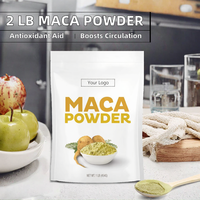 Poudre de racine de Maca 1 livre, gélifiée et digestible, antioxydants, superaliments à base de plantes, complément pour hommes, soutient la santé immunitaire et l'énergie