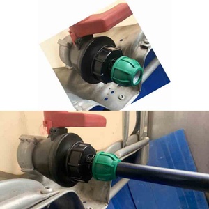 S60X6 IBC Tank Tap <b>Connector</b> to 20/25/32mm for PE Tube <b>Quick</b> Valve Plastic Pipe <b>Quick</b> <b>Connector</b> <b>Quick</b> IBC Pipe <b>Connector</b> - Product Image 6