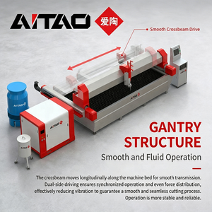Aitao 5 Axis CNC Waterjet <b>Cutting</b> <b>Machine</b> Professional Abrasive Water Jet Cutter for Metal <b>Stone</b> Ceramic Tile High Efficiency - Product Image 1