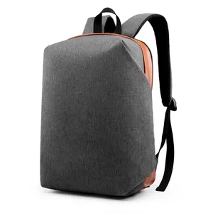 Mochila masculina impermeável para viagem, bolsa masculina feita em tecido impermeável com entrada para carregador usb à prova de furtos e ideal para viagens