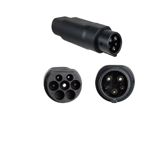 IP54 Weatherproof Durable Single Phase EV Charging Adapter EV Adapter Factory Price Fast Type 2 to Type 1 Adapter