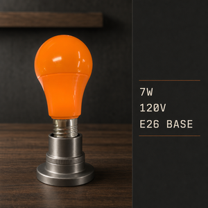 Lámpara LED de Globo YONGZE A19, 7W, Base Mediana E26, 120V, Certificación ETL, para Luz Nocturna, Decoración de Paisajes e Iluminación de Caminos - Product Image 1