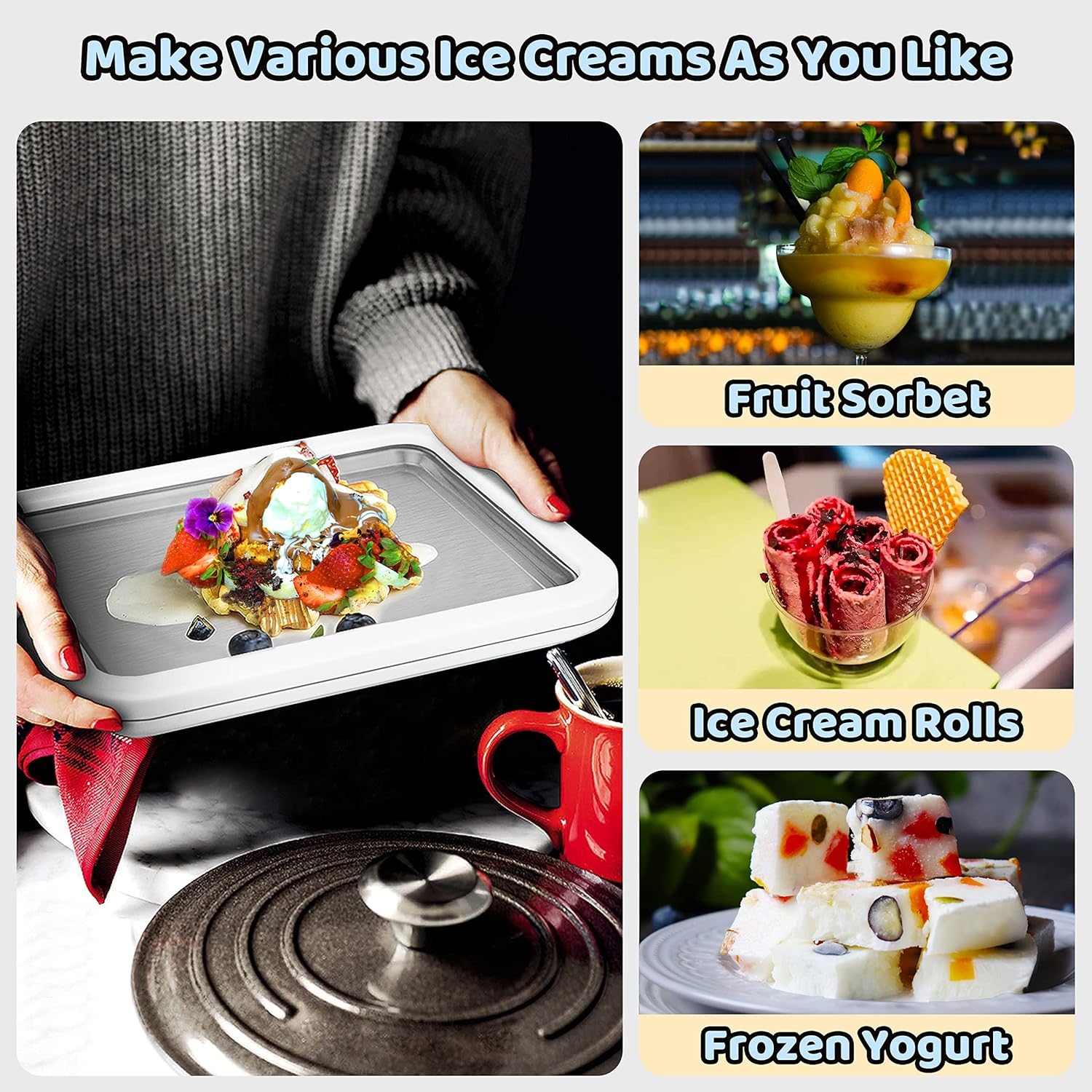rolled ice cream maker