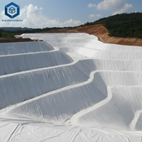 Tissu filtrant géotextile en polypropylène non tissé noir de 4 oz à fibres courtes avec protection UV