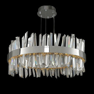 Lámpara de Techo Colgante de Lujo <span class=keywords><strong>para</strong></span> <span class=keywords><strong>Interiores</strong></span>, Nueva Iluminación Moderna, Araña de Cristal LED, Lámpara Colgante - Product Image 3