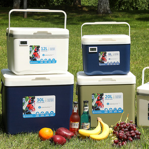 Nevera Portátil Aislada de Polipropileno, Cubo de Hielo Minimalista para Conservación y Enfriamiento de Alimentos, Uso en Automóviles, Campamentos, Picnics al Aire Libre - Product Image 2