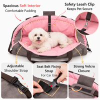Faltbares 2-in-1 Hundebett Reisetasche Tragbare Haustiertransporttasche Schlafmatte Schultertasche für Outdoor-Reisen