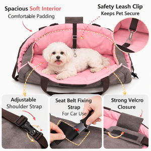 Sac de transport pliable 2 en 1 pour chien, tapis de couchage portable, sac à bandoulière pour les voyages en plein air - Product Image 4