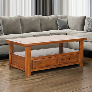 Mesa de centro de teca funcional clásica de Indonesia para sala de estar - Product Image 2
