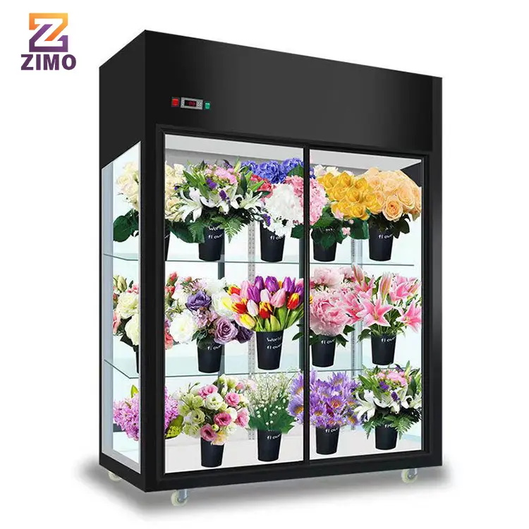 Flowers Shop Showcase Display Chiller Frisch halten Kühler Flower Display Kühlschrank