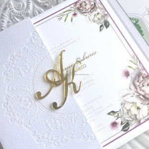 Porte-cartes de visite de luxe personnalisé en velours pour invitations de mariage, porte-cartes fantaisie pour anniversaire, fête des Mères, Saint-Valentin - Product Image 2
