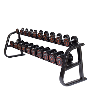 <span class=keywords><strong>Rack</strong></span> Universale Professionale a 2 Livelli per Attrezzature da Palestra HV, Robusto in Metallo, Grande Capacità, Opzione Logo Personalizzato - Product Image 1
