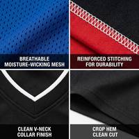 Jersey Sepak Bola Wanita Model Crop V-Neck Berbahan Mesh dengan Nama dan Nomor Tim untuk Pakaian Anak Perempuan