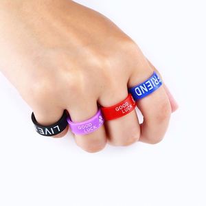 Anillo Luminoso de Silicona Personalizado para Adultos, Pulsera de Nuevo Estilo, Regalos Populares - Product Image 6