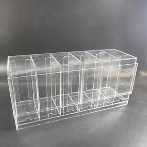 Dispensador de paquete de refuerzo de 6 ranuras de acrílico transparente al por mayor de moda de fábrica solo para exhibición - Product Image 2