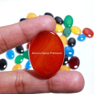 Forma de mezcla de ónix natural y mezcla de colores, cabujón de piedras preciosas sueltas para la fabricación de joyas, piedras negras, blancas y marrones pulidas - Product Image 6