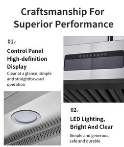 Campana Extractora de Cocina In-Smart con Filtro Integrado para Humo, Grasa y Polvo, Purificador de Aire para Cocina Comercial - Product Image 6