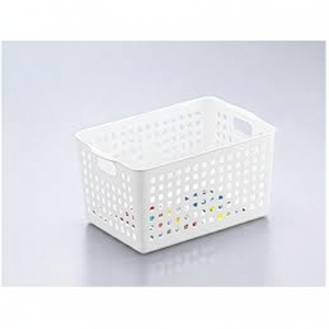 Cesto di stoccaggio profondo bianco Inomata - Product Image 1