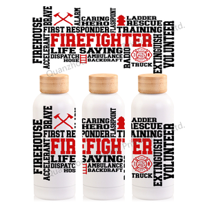 ملصق مطبوع بتقنية UV DTF لهالوين بتصميم <span class=keywords><strong>Happy</strong></span> Juice لتغليف أكواب ليبي سعة 16 أونصة والقوارير الفولاذية المقاومة للصدأ - Product Image 2