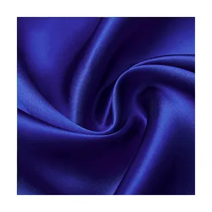 Material natural tecido 92% seda amoreira 8% spandex, tecido de seda pura para vestido