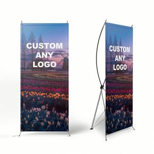 Custom Printed X Type <b>Banner</b> Stand Fabric Signage with Foldable Tripod for Trade Show Display Promotional Flags & <b>Banners</b> - Product Image 3