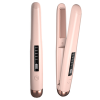 Lisseur de cheveux sans fil rechargeable 5000 mAh, fer à lisser portable de voyage avec revêtement céramique