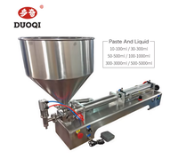 Petites machines de remplissage aseptiques de gel à piston Beurre d'arachide Brillant à lèvres Pâte Lotion Aérosol Remplisseuses de bouteilles liquides