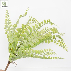 Wholesale 50CM Artificial Silk Plants Fern Stem Branch Green <strong>Leaves</strong> for Floral Arrangements Wedding <strong>Table</strong> Home Decoration - Product Image 3