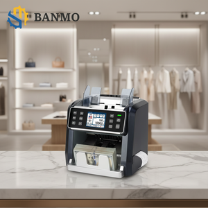 Compteur de billets automatique haute vitesse à double poche avec détection pour la gestion de trésorerie des établissements financiers – Prix bas - Product Image 1