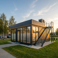 Conteneur maritime en acier modulaire moderne respirant de 20 pieds, bureau, pod mobile préfabriqué, construction, supermarché, salle de sport 1