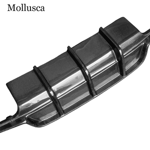 Pour Série 3 F30 MT Style PH Diffuseur arrière en fibre de carbone Lèvre de pare-chocs arrière 2013-2019 - Product Image 5