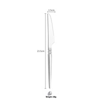 Service de couverts de luxe rose et or, couverts en acier inoxydable 304 de 4 pièces pour mariage et fête, coffret cadeau de vaisselle vintage