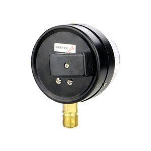 Manomètre de pression à contact électrique YXC100, connexion filetée en cuivre, précision de niveau 1.6 pour le contrôle de la pompe à eau - Product Image 2