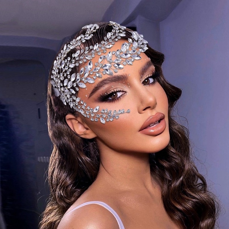 Rhinestones Bridal Hair Jewelry Wedding Party
