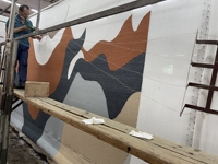 Tapis de luxe sur mesure, tissé à la main, en acrylique, laine et viscose, pour la maison, tapis de grande surface