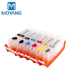 Moyang <span class=keywords><strong>Refillable</strong></span> <span class=keywords><strong>Ink</strong></span> <span class=keywords><strong>Cartridge</strong></span> Tương Thích Cho Canon <span class=keywords><strong>Pgi770</strong></span> <span class=keywords><strong>Cli771</strong></span> 770/771 Pixma 5770 6870 7770 Máy In Refill Với Chip Hồ Quang - Product Image 1