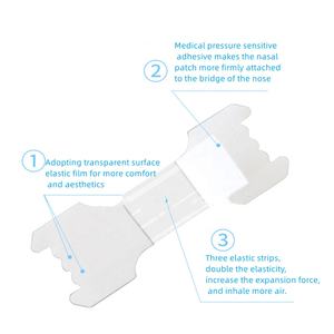 Bestseller Gesundheits versorgung Nasen streifen Klare Nasen streifen für eine effektive Schnarch linderung Besseres Atmen Produkt - Product Image 5