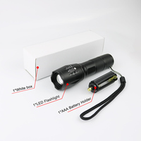 Lampes de poche Super lumineuses en Aluminium XML T6 Zoom Mini torche pour l'auto-défense