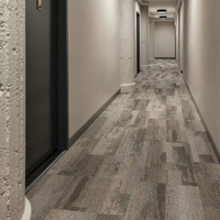 Luxuriöser Hotelkorridor- und Bankettsaal-Teppichboden – Hochfloriger, geometrischer Nylon-/Polypropylen-Teppich mit Anti-Rutsch-Funktion auf Rolle
